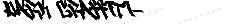 Dark Graffiti字体转换